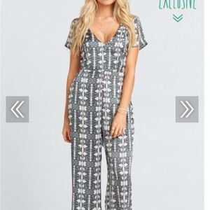 Snakeskin Print Jumpsuit